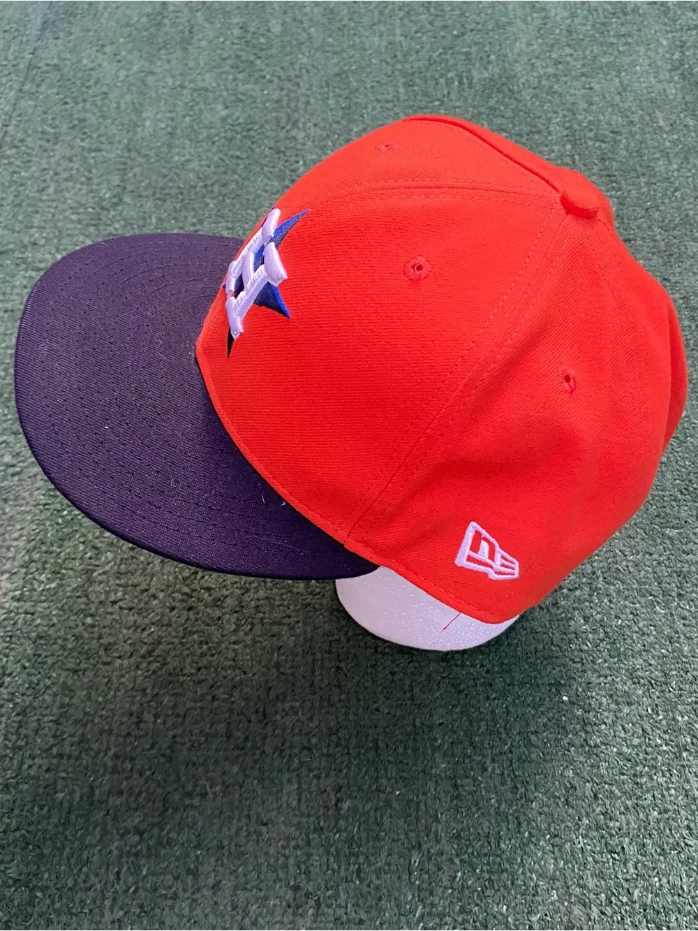 New Era Red and Navy Houston Astros Fitted Hat
